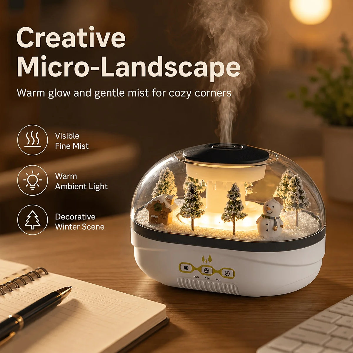 HonSun Aromatherapy Essential Oil Diffuser With Auto Off Protection