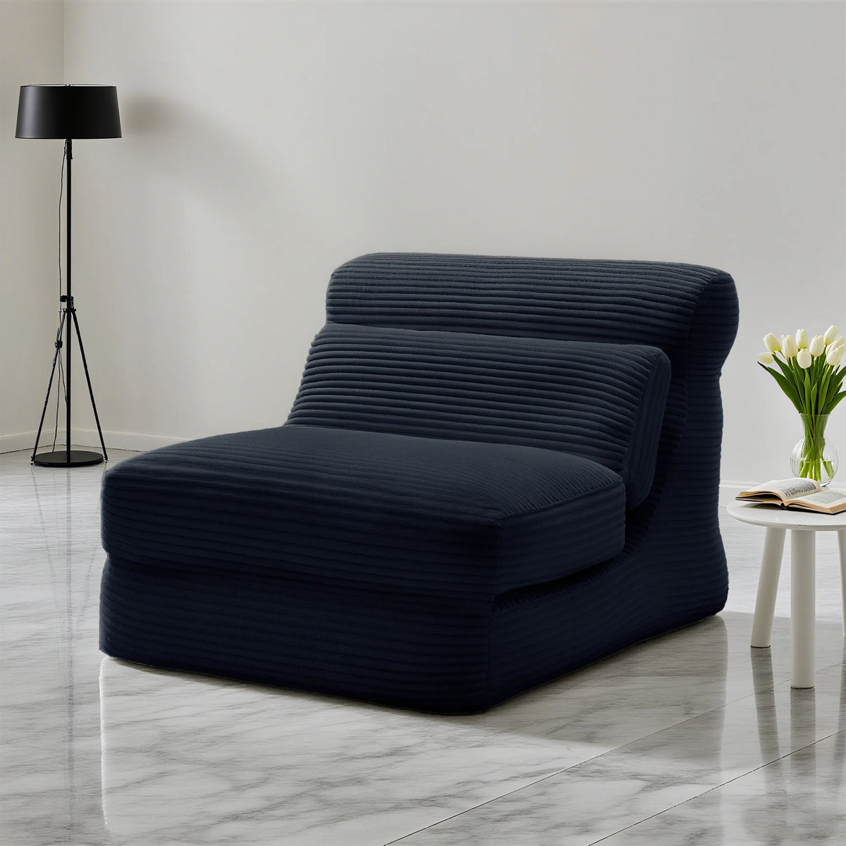 JHK Ergonomic Folding Sofa Bed Modern With Lumbar Support