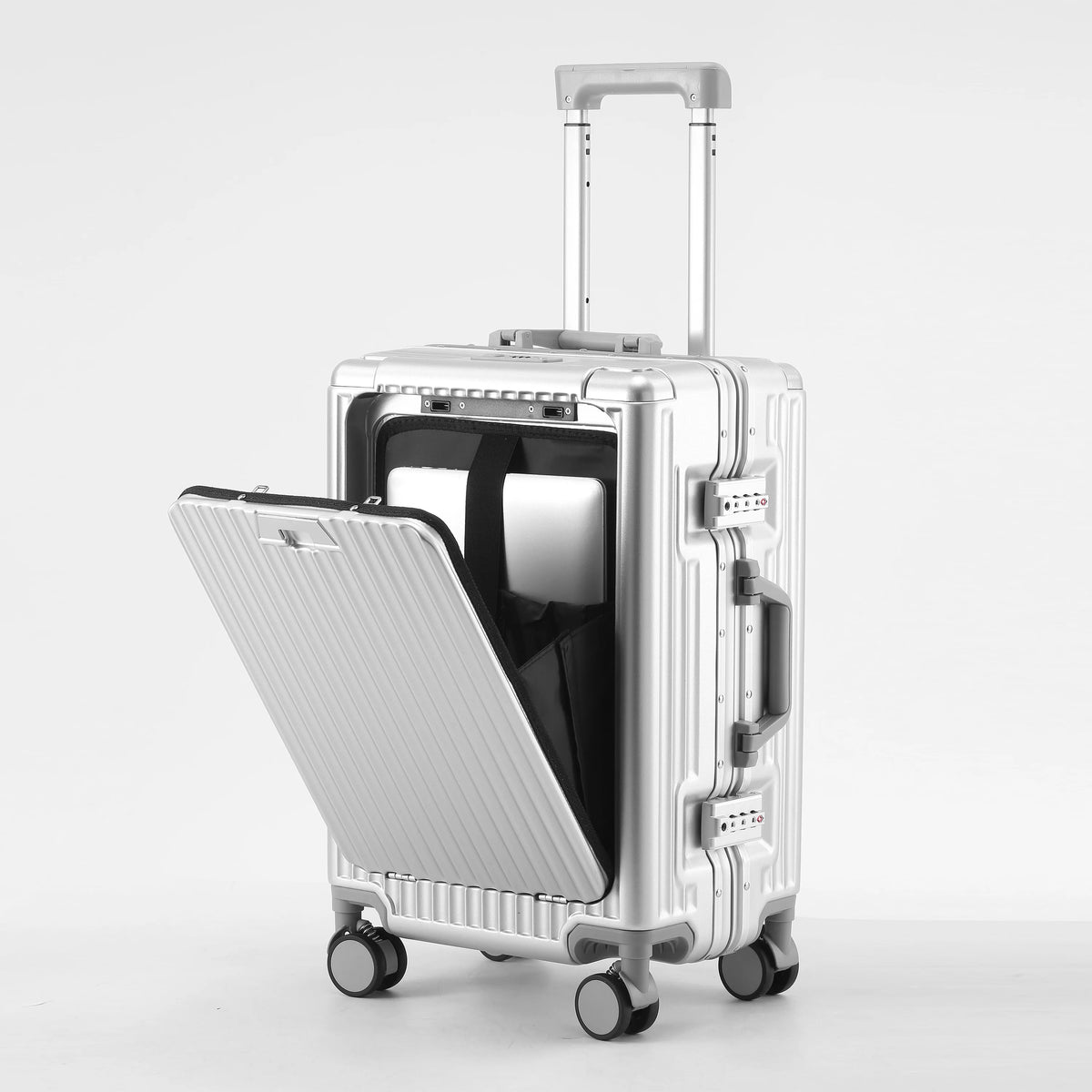 BunnyFly Aluminum Frame Boarding Laptop Trolley Case