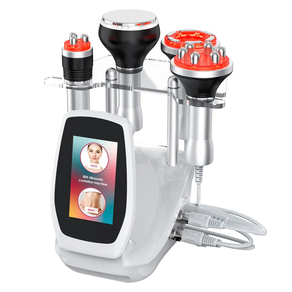 4 In 1 Ultrasonic Cavitation Facial Massager Body Slimming Device