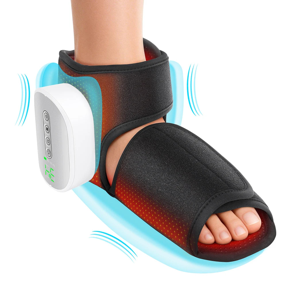 Hailicare Dual Airbag Ankle Massager With Heat And Compression