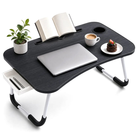 Multifunctional Portable Laptop Bed Desk With Drawer