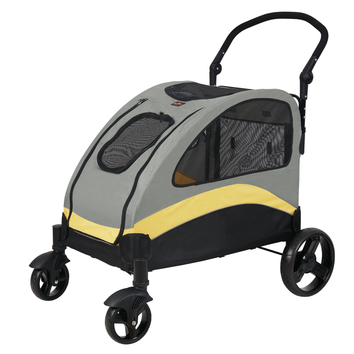 Bingopaw Foldable Four Wheel Large Dog Pet Stroller Carrier
