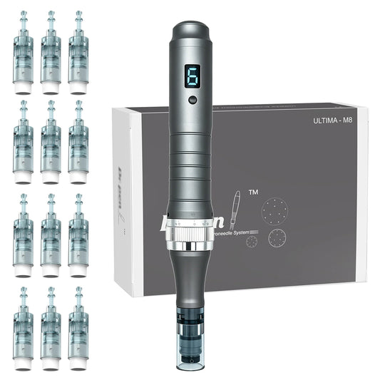 Dr Pen M8 Micro Needling Dermapen With 12 Metal Pins