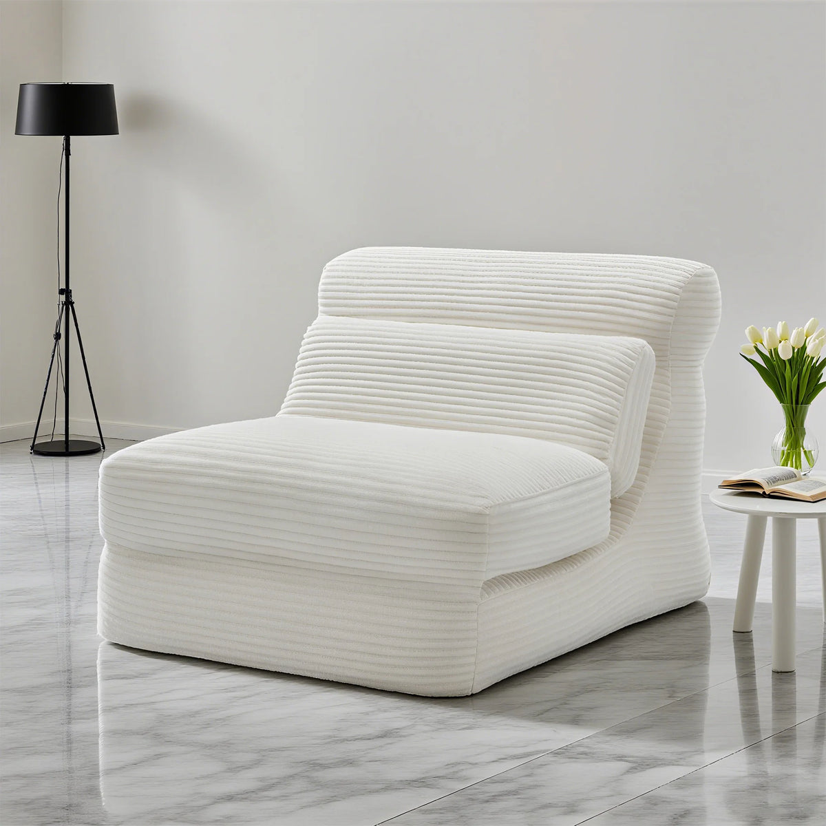 JHK Ergonomic Folding Sofa Bed Modern With Lumbar Support