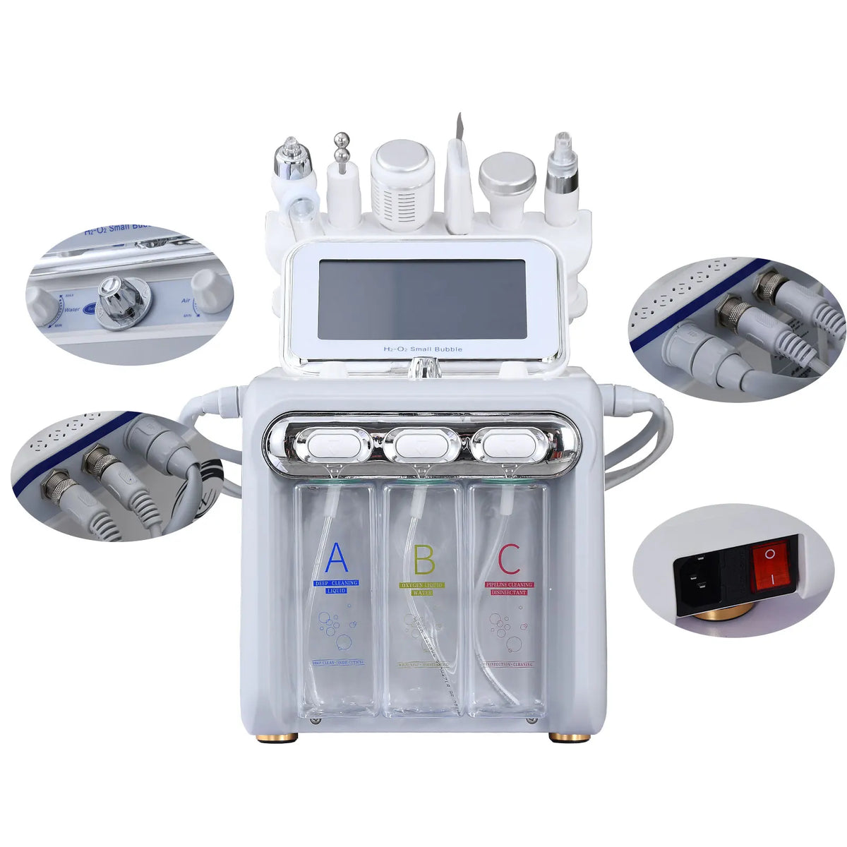 Amilibeauty 6 In 1 Aqua Peeling Facial Cleansing System