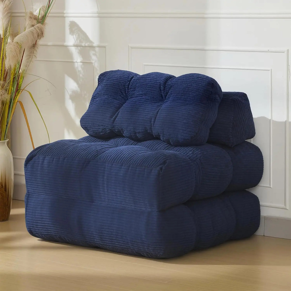HiMISS Folding Convertible Sofa Bed With Pillow And Side Pocket