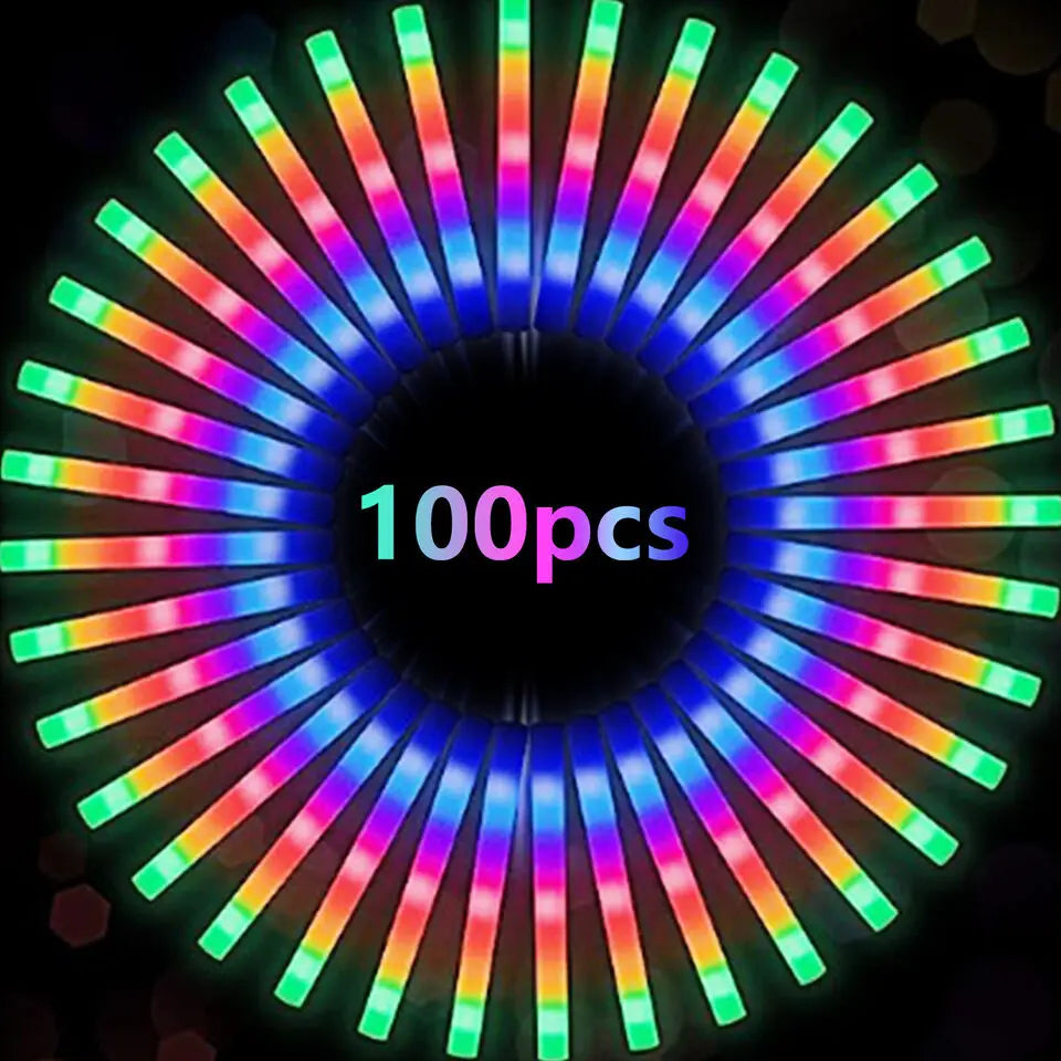 LED Light Up Foam Glow Sticks For Weddings And Parties