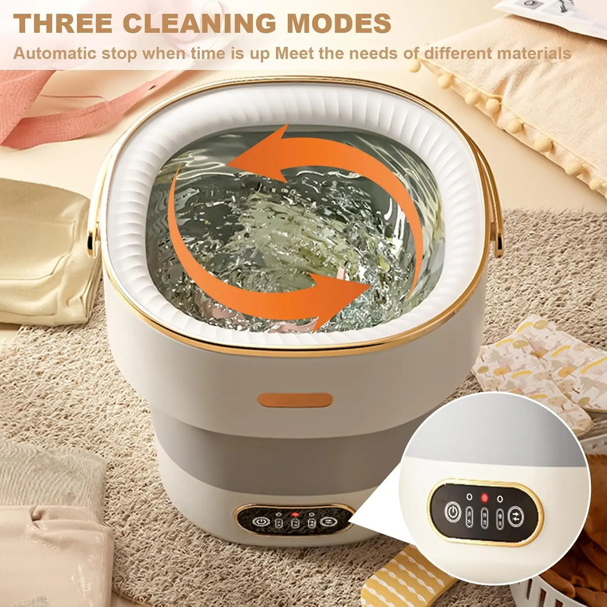 Acekool Portable Mini Washing Machine With Spin Dryer for Travel