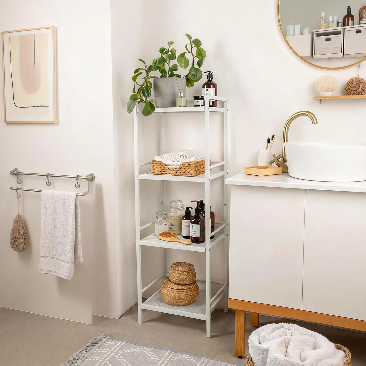 Twister Ck Carbon Steel Durable Storage Rack For Kitchen