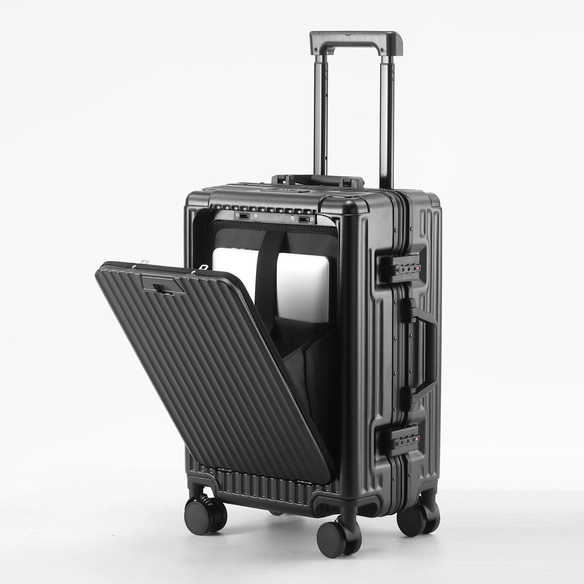 BunnyFly Aluminum Frame Boarding Laptop Trolley Case