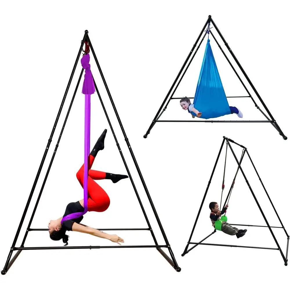 Portable Height Adjustable Aerial Yoga Therapy Stand