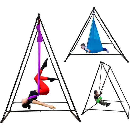 Portable Height Adjustable Aerial Yoga Therapy Stand