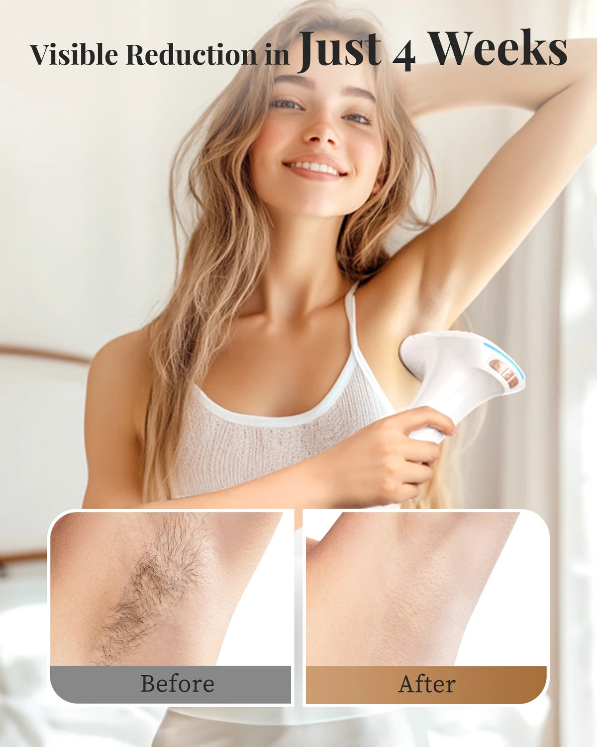 Lysmoski Certified 3 in 1 Ipl Hair Removal Device Set