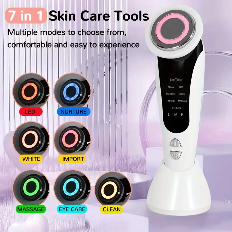 Cloud Prime LED Facial Massager With 7 Modes For Skincare