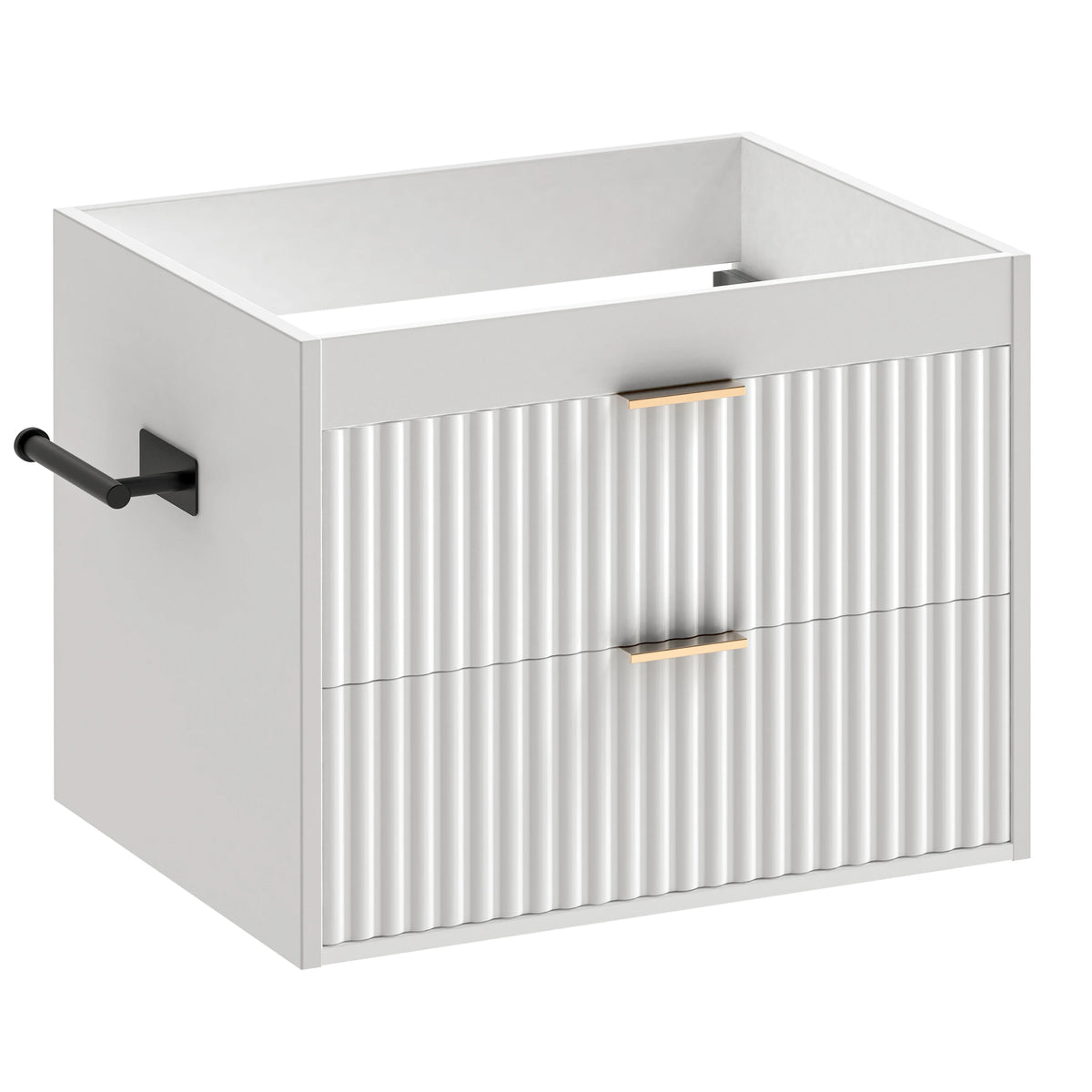 Evokeden Floating Wall Bathroom Vanity Cabinet With Basin
