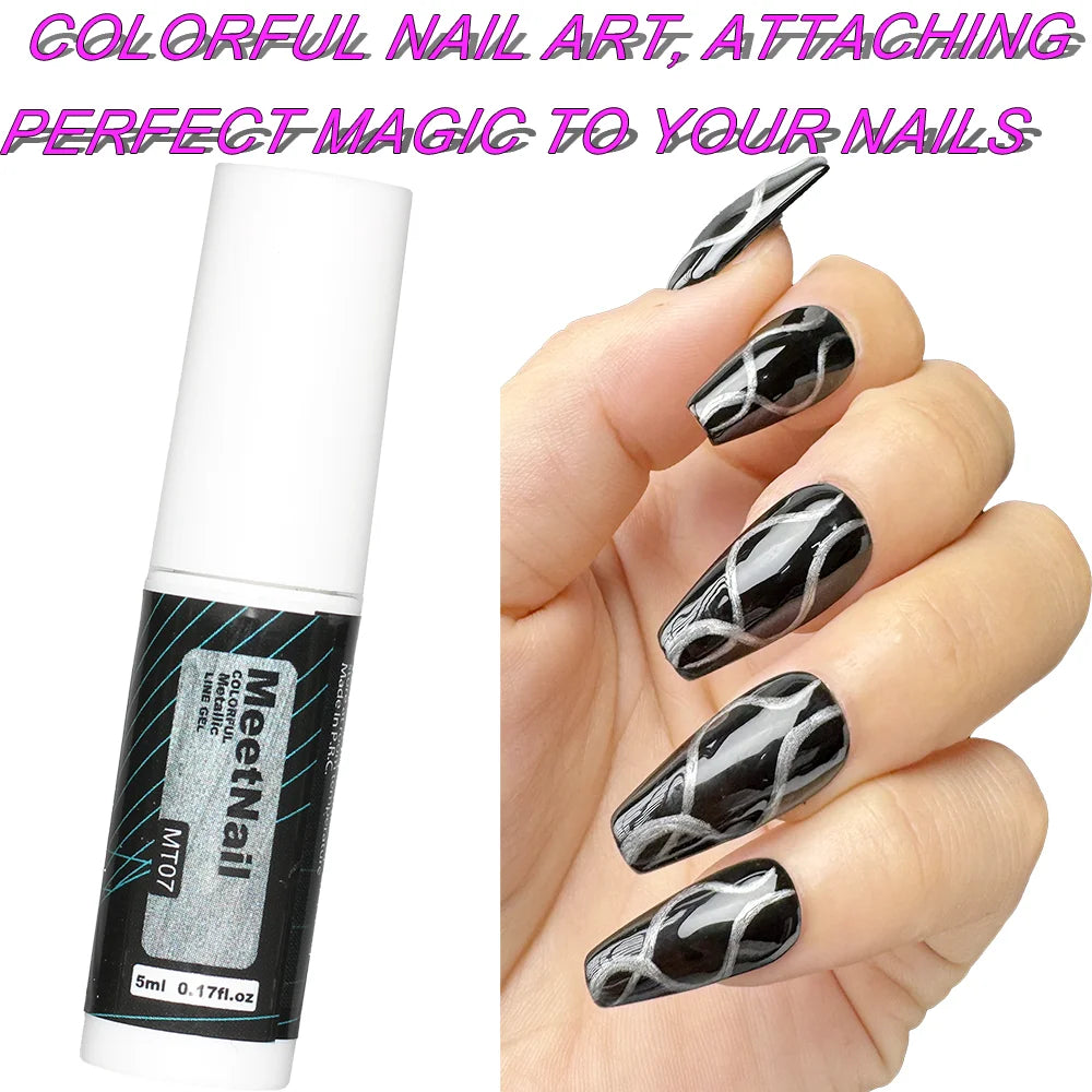Soak Off UV Gel Nail Art Reflective Glitter Polish Kit