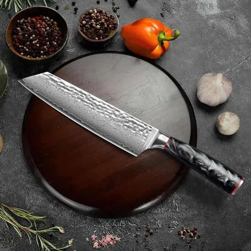 Woodfone Damascus Steel Kitchen Knife For Professional Culinary Work