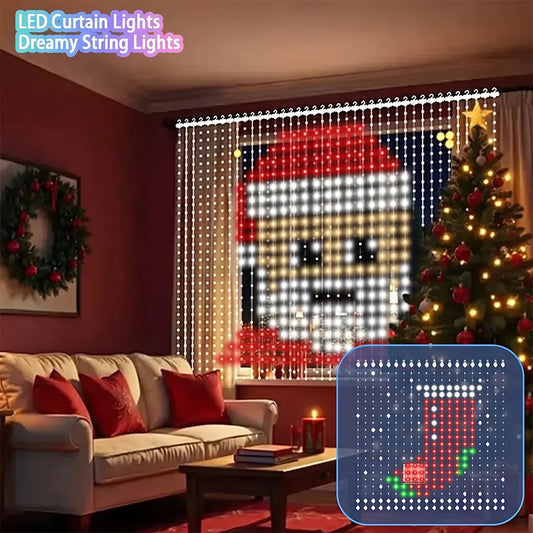 MIMIRGB Smart LED Curtain Lights With App And Remote Control
