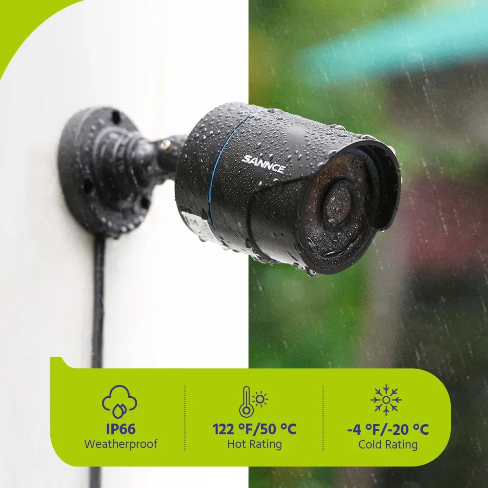 Sannce 1080P Outdoor Bullet Cctv Security Camera For Home Surveillance