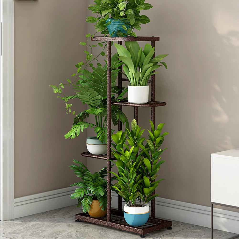 Twister CK Four Tier Metal Plant Stand Indoor Display Rack