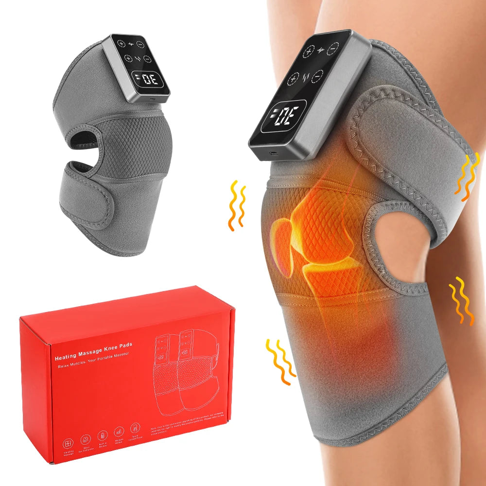 Hailicare Electric Knee Massager With Heat And Triple Vibration Settings
