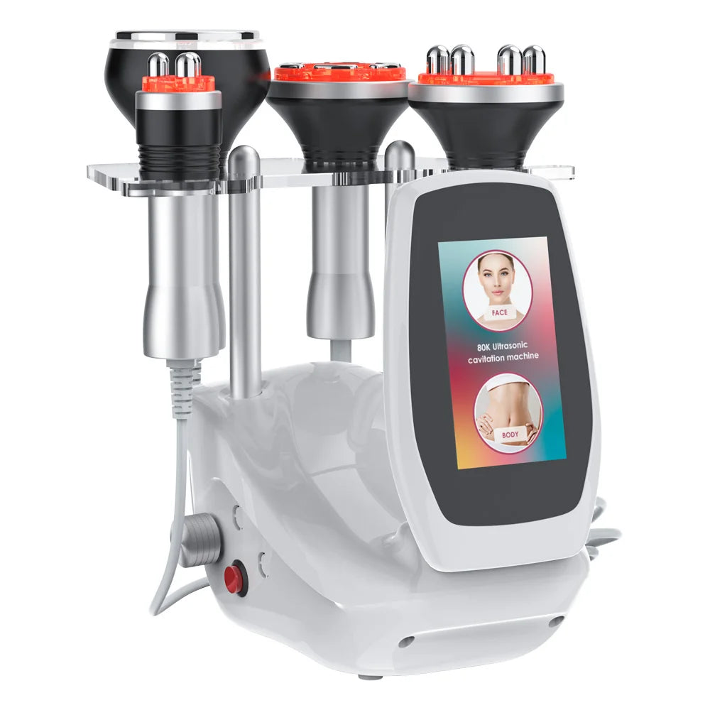 4 In 1 Ultrasonic Cavitation Facial Massager Body Slimming Device