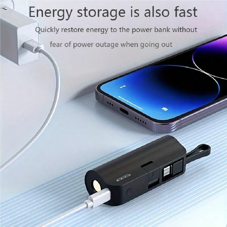 Portable Power Bank Incorporating Type C Interface And Illuminated Indicator