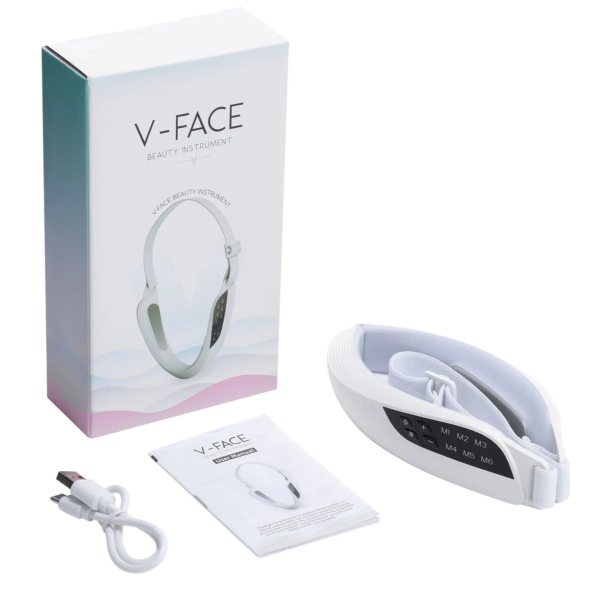 Hailicare Rechargeable Microcurrent Facial Massager With Led And Heat