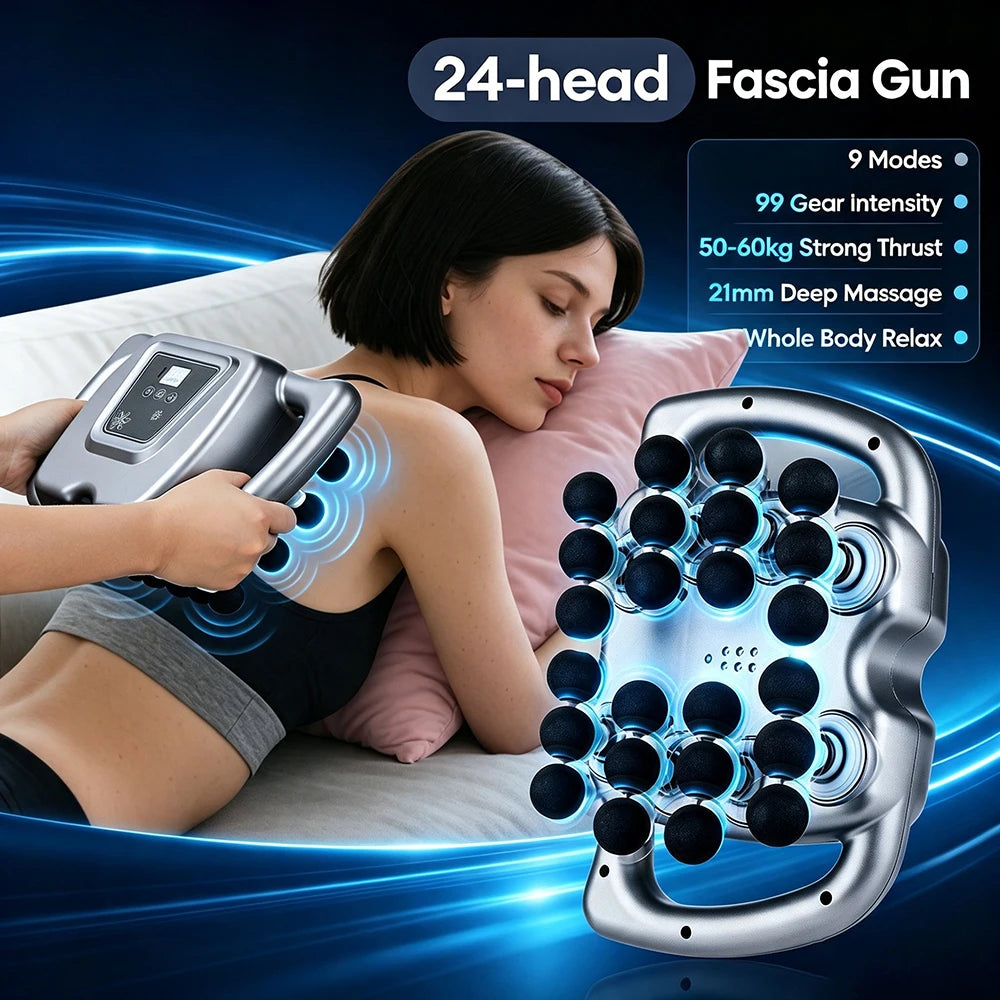 Foreverlily High Frequency Vibration Massage Gun For Muscle Relief