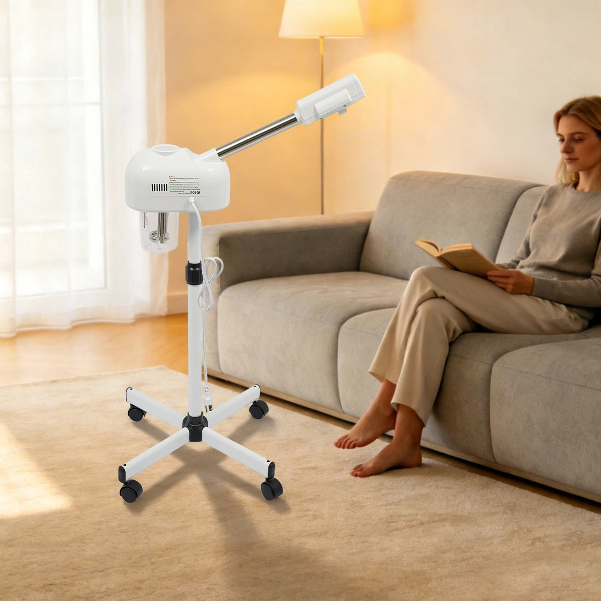 Professional Ozone Facial Steamer With Adjustable Stand For Skin Care