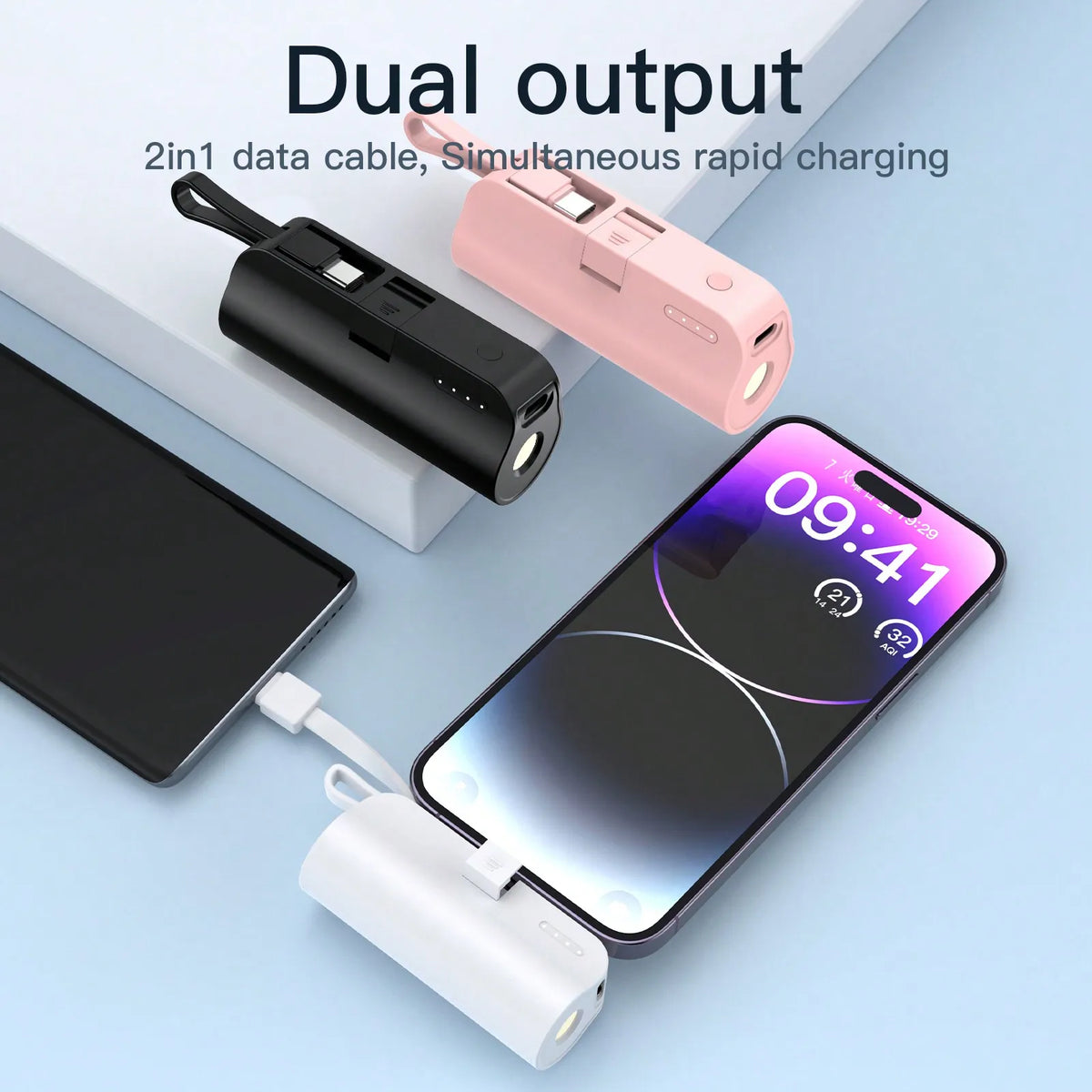 Portable Power Bank Incorporating Type C Interface And Illuminated Indicator