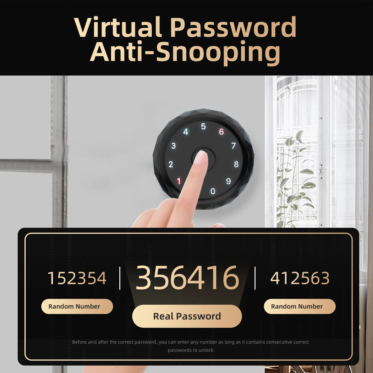 Viladepot Bluetooth Smart Door Lock Fingerprint Passcode App Control