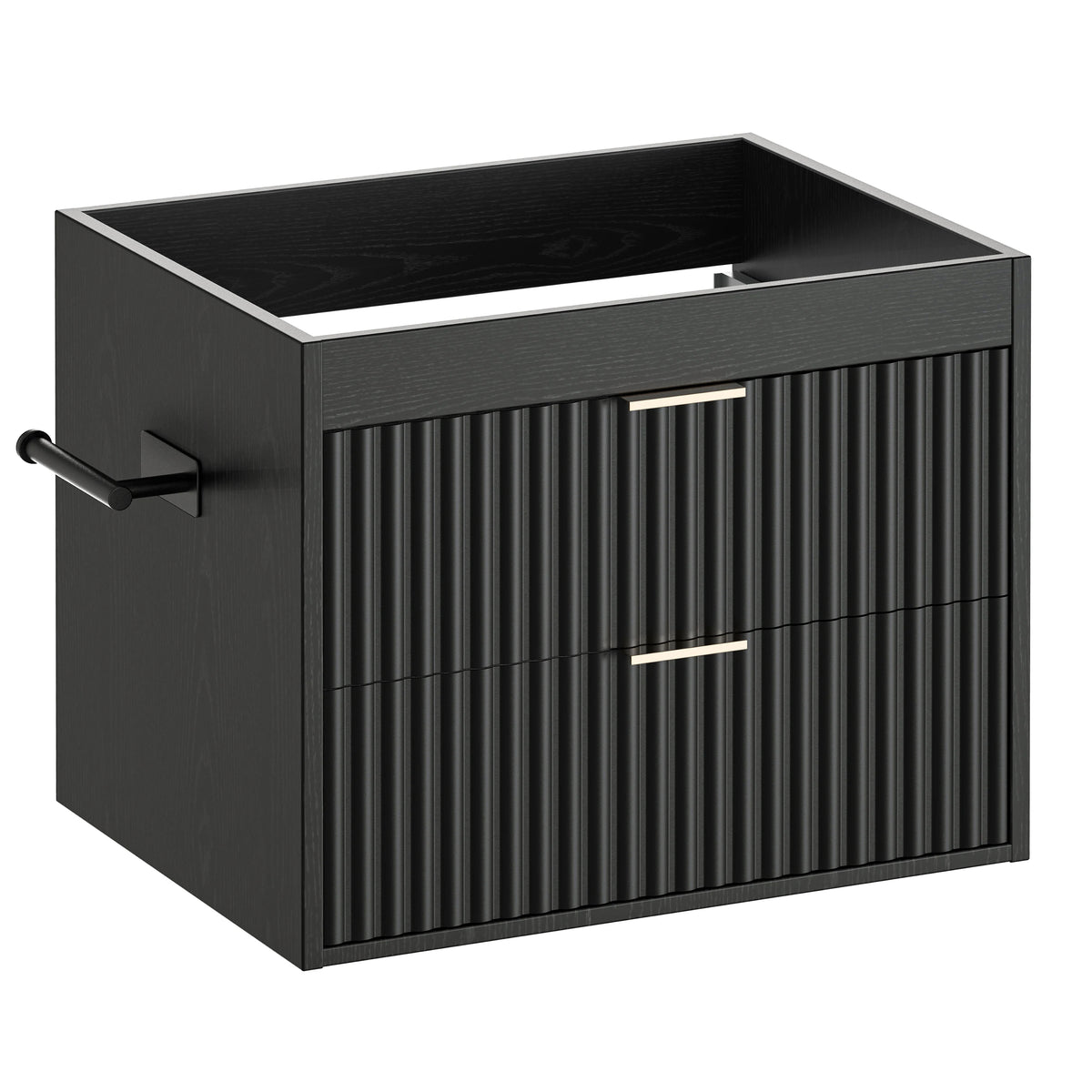 Evokeden Floating Wall Bathroom Vanity Cabinet With Basin