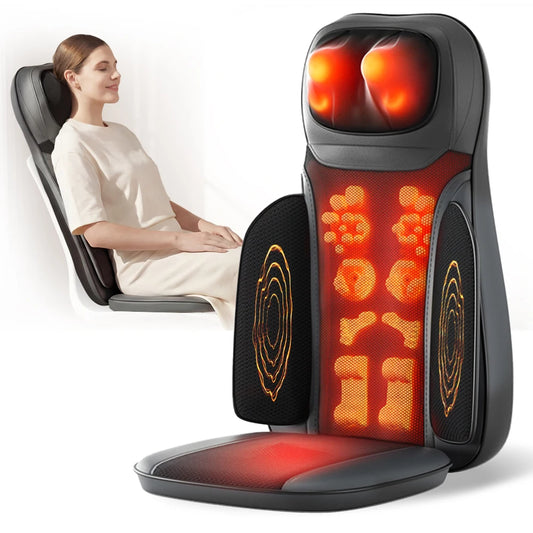 Homemassa Shiatsu Neck And Back Massager Pad With Heat