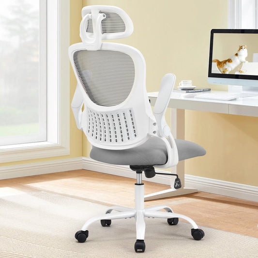 JHK Ergonomic Mesh Office Chair With Adjustable Headrest And Lumbar
