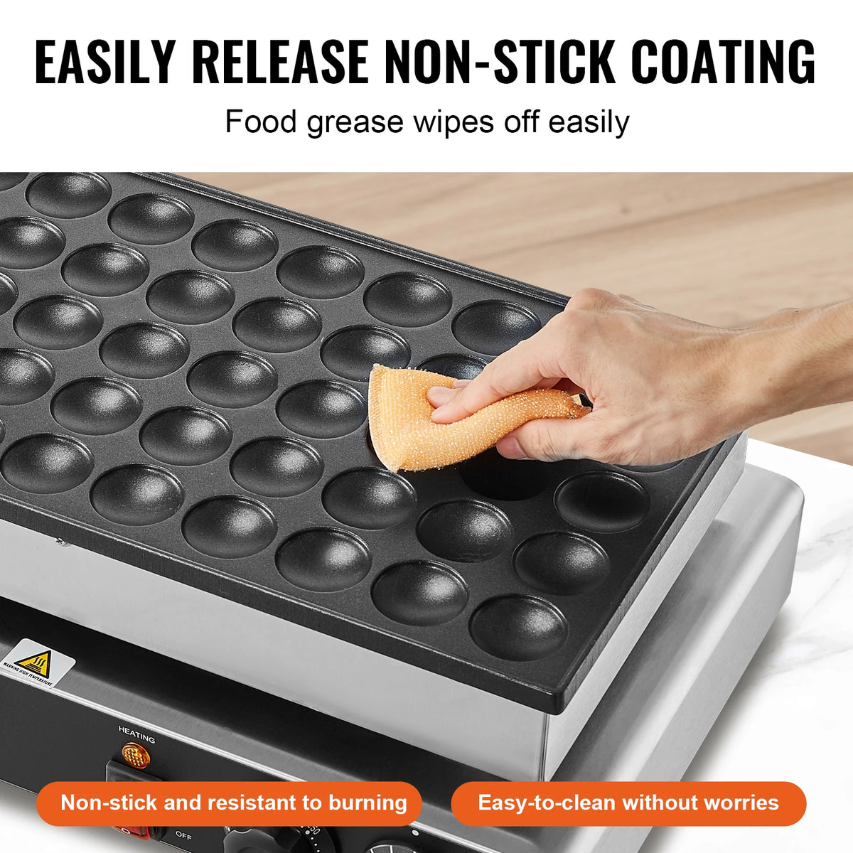 SucceBuy Commercial Nonstick Dorayaki Maker With Dual Controls