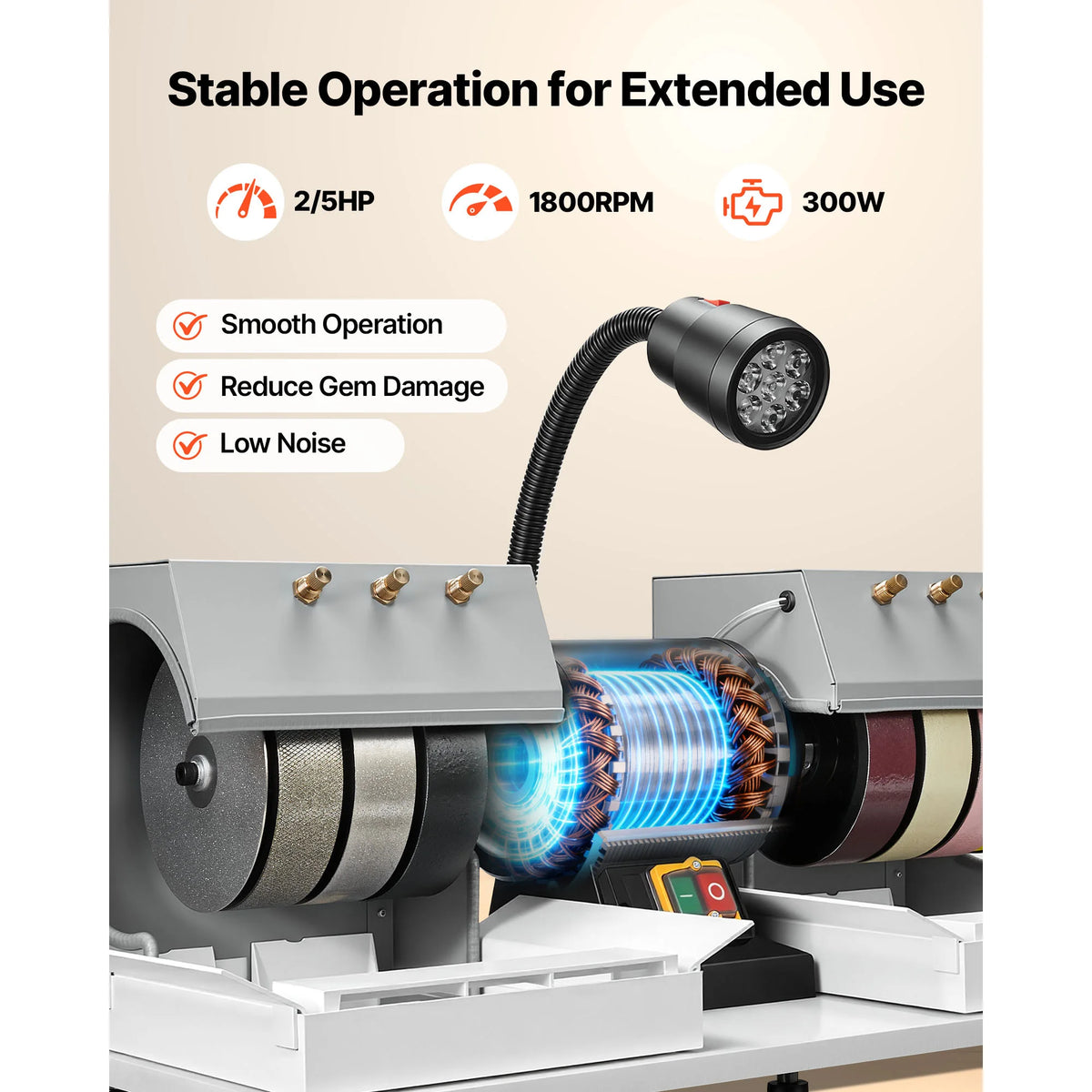 Succebuy Cabbing Machine Lapidary Equipment For Gemstone Grinding