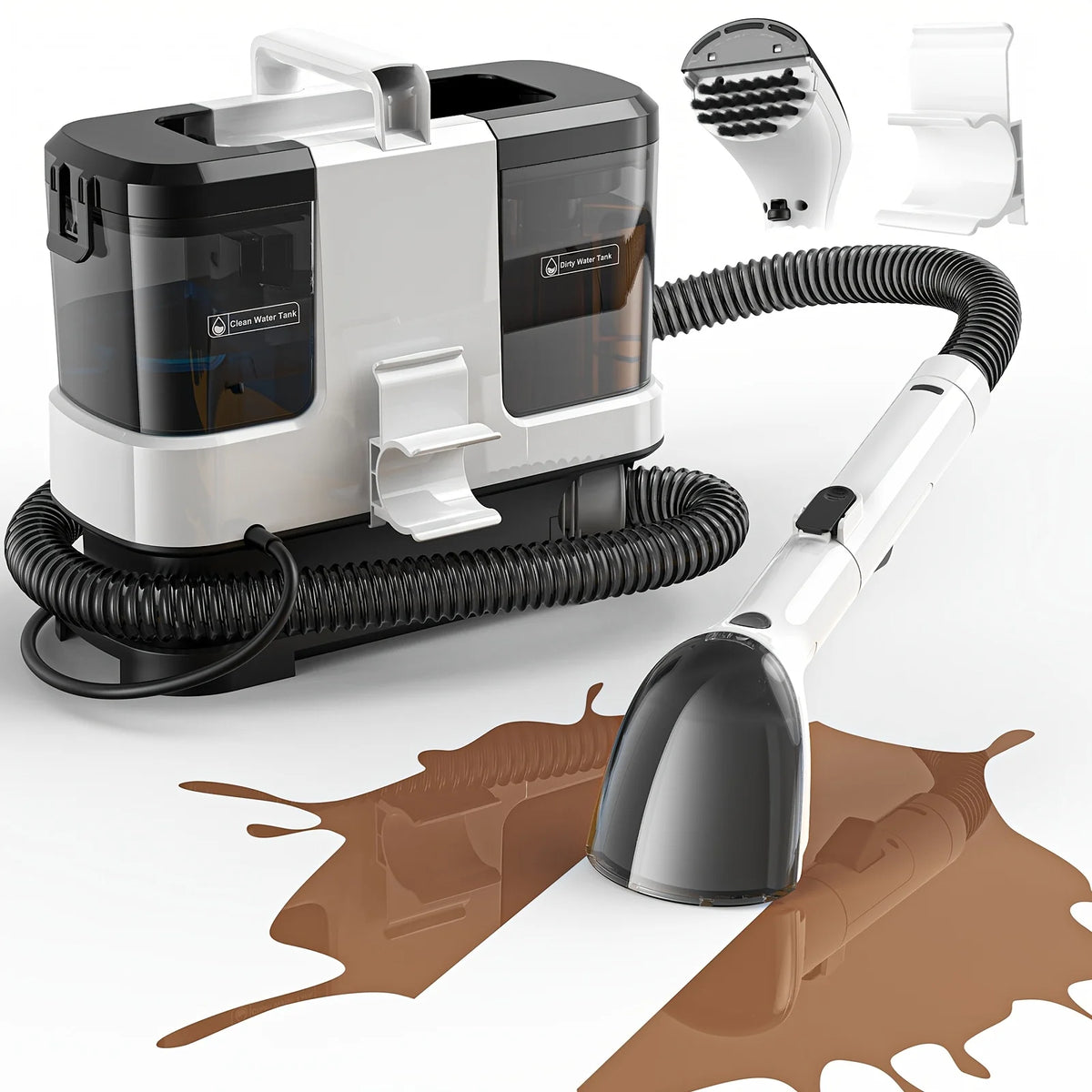 Lubluelu V2 Portable Carpet Upholstery Spot Cleaner Vacuum