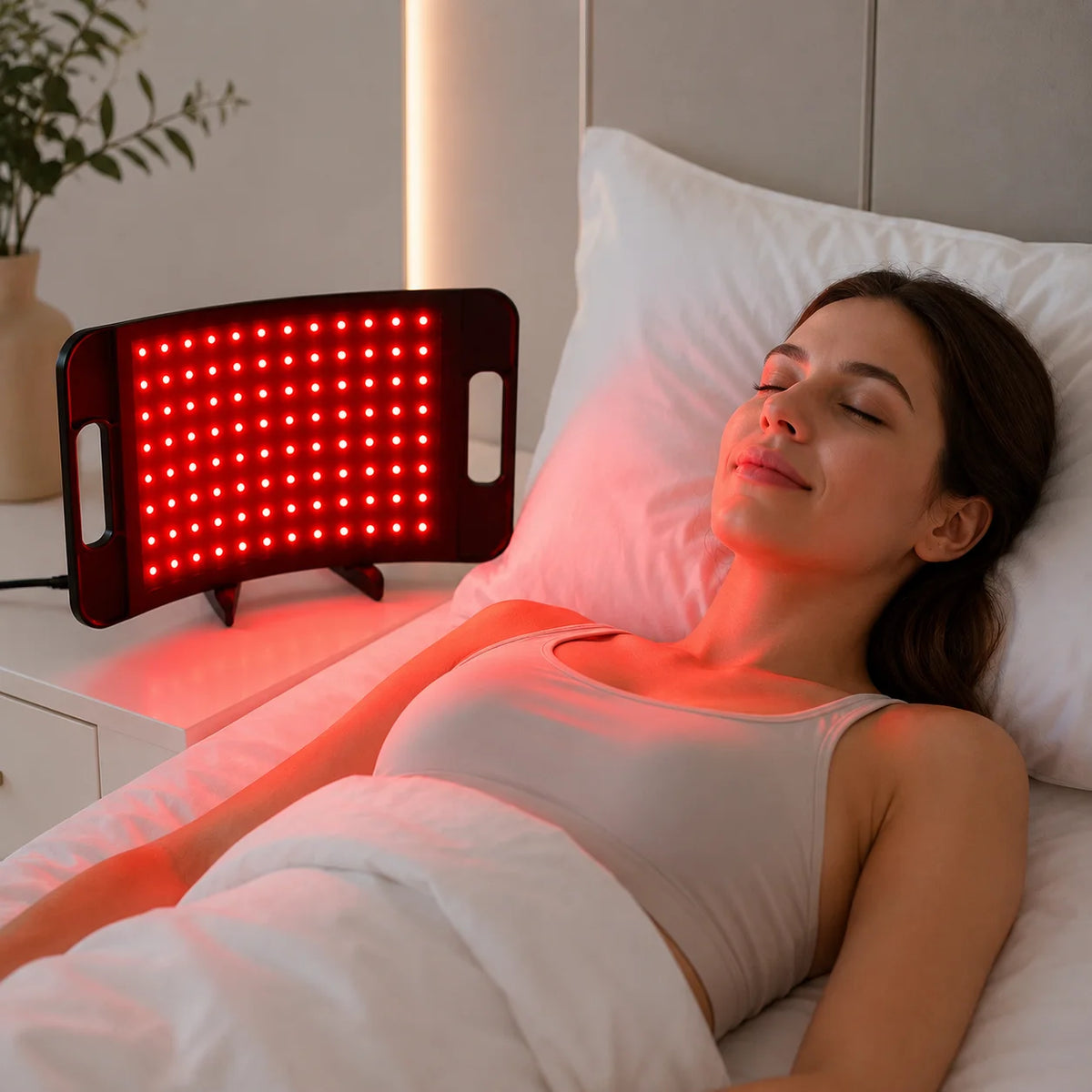 Near Infrared Light Therapy Panel With Adjustable Timer