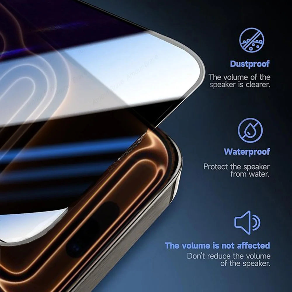 SNQP Privacy Screen Protector For iPhone Dust Free Installation Glass