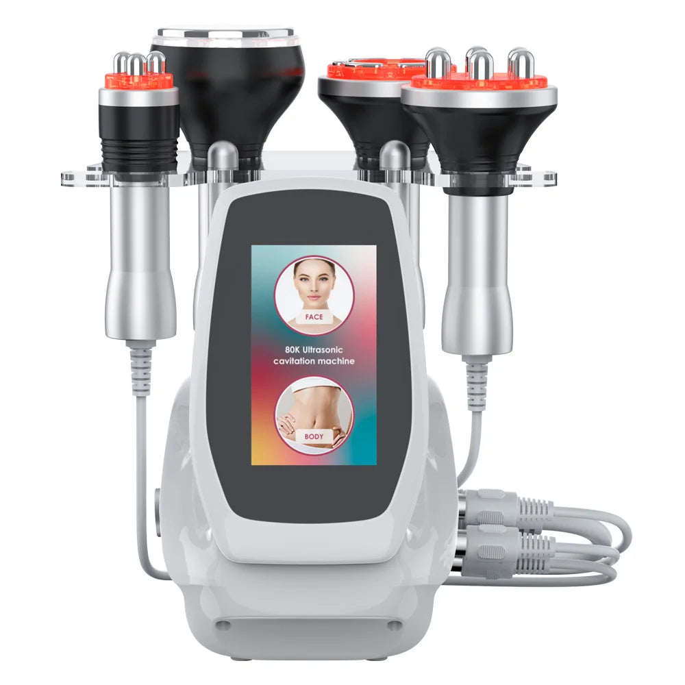 4 In 1 Ultrasonic Cavitation Facial Massager Body Slimming Device