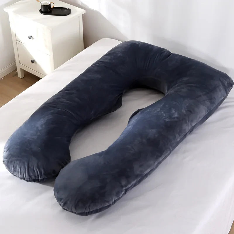 Soft Full Body Pregnancy Support Pillow For Maternal Comfort