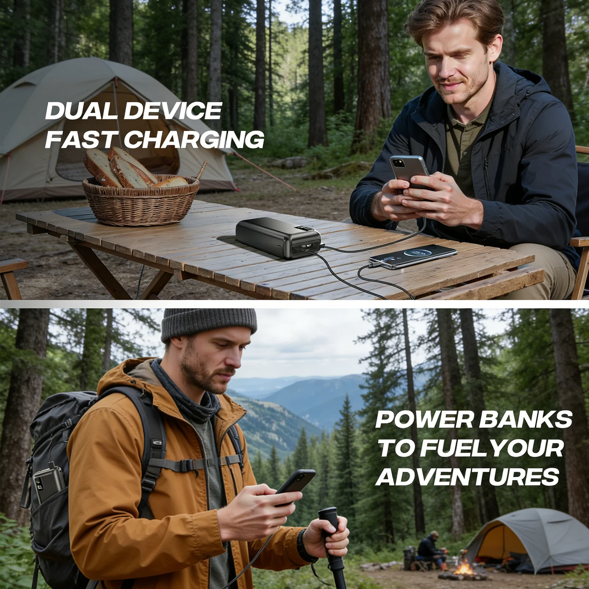 Hganus Fast Charging Power Bank With Digital Display