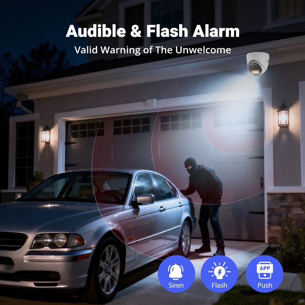 Annke 3K PoE Night Vision Outdoor Security Camera System