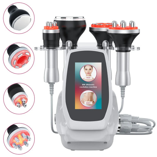4 In 1 Ultrasonic Cavitation Facial Massager Body Slimming Device