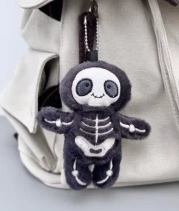 Cute Mummy Skeleton Plush Keychain Halloween Bag Pendant Gift