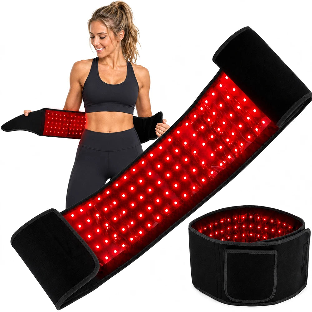 Red Light Therapy Belt 660nm 850nm Near Infrared Muscle Relief