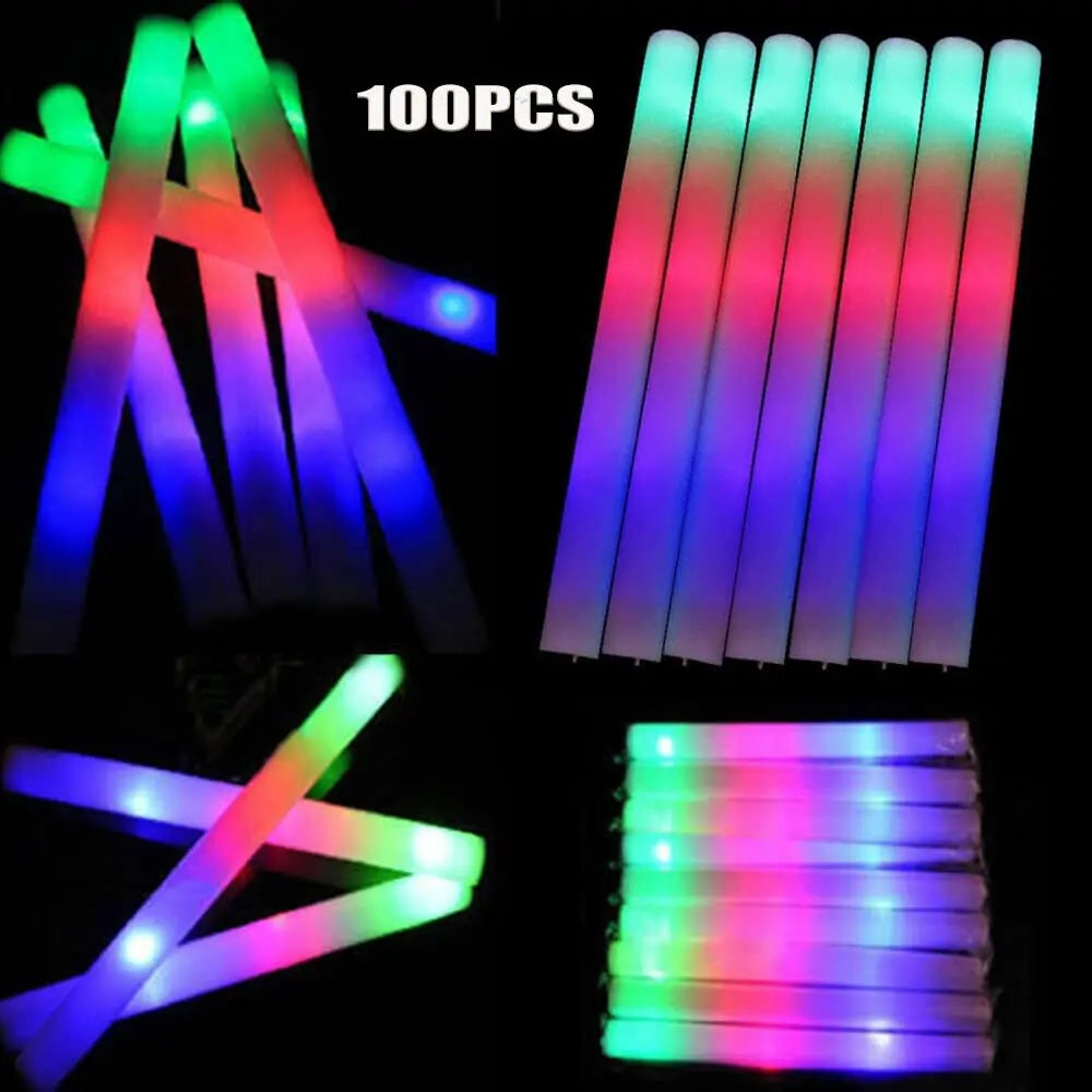 LED Light Up Foam Glow Sticks For Weddings And Parties