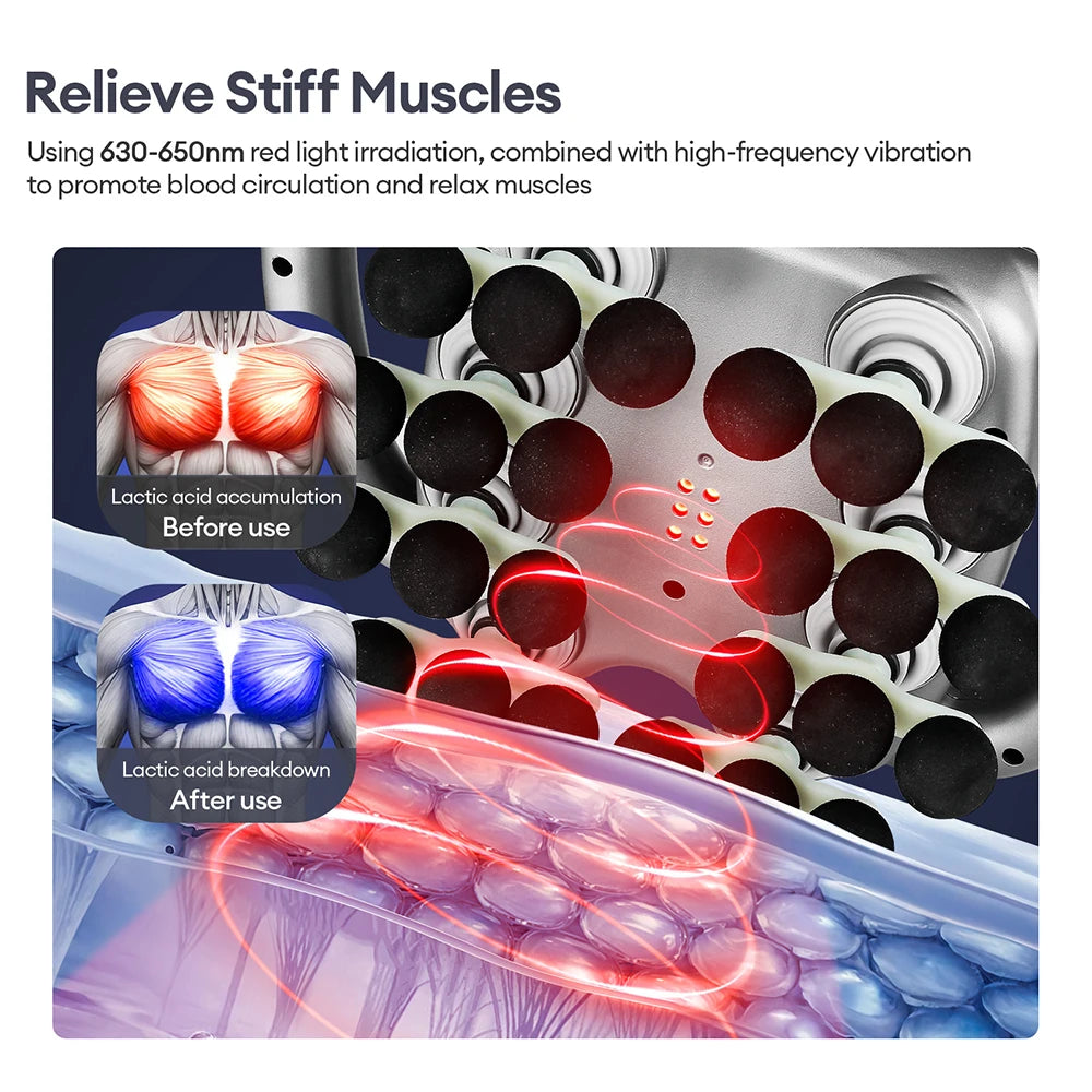 Foreverlily High Frequency Vibration Massage Gun For Muscle Relief